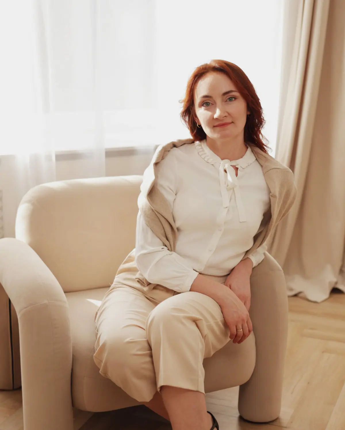 Irmina Ulanowska w gabinecie